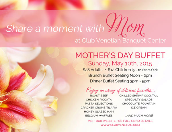 2015 Mother's Day Buffet