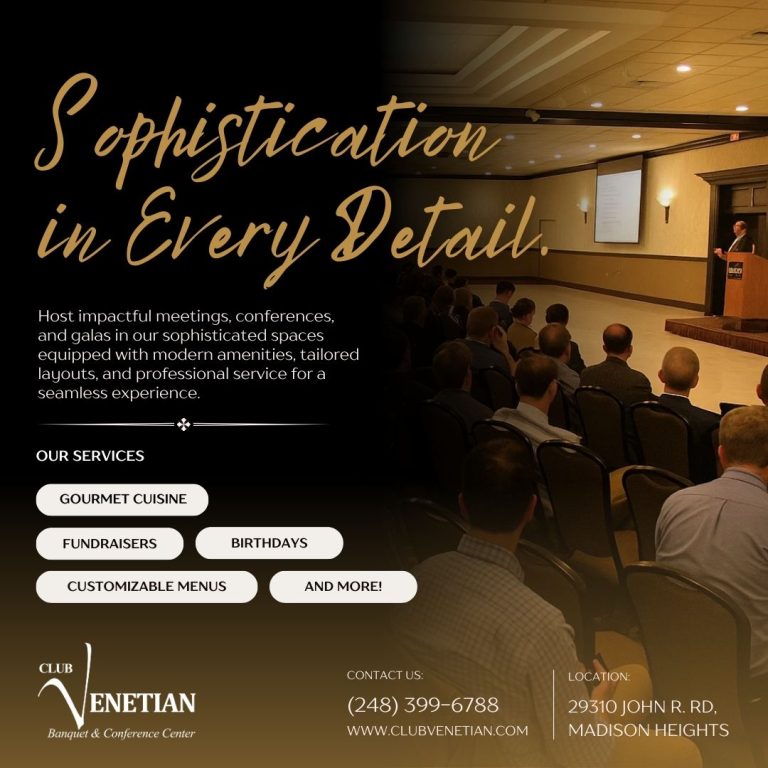 Sophisticated Corporate Events at Club Venetian